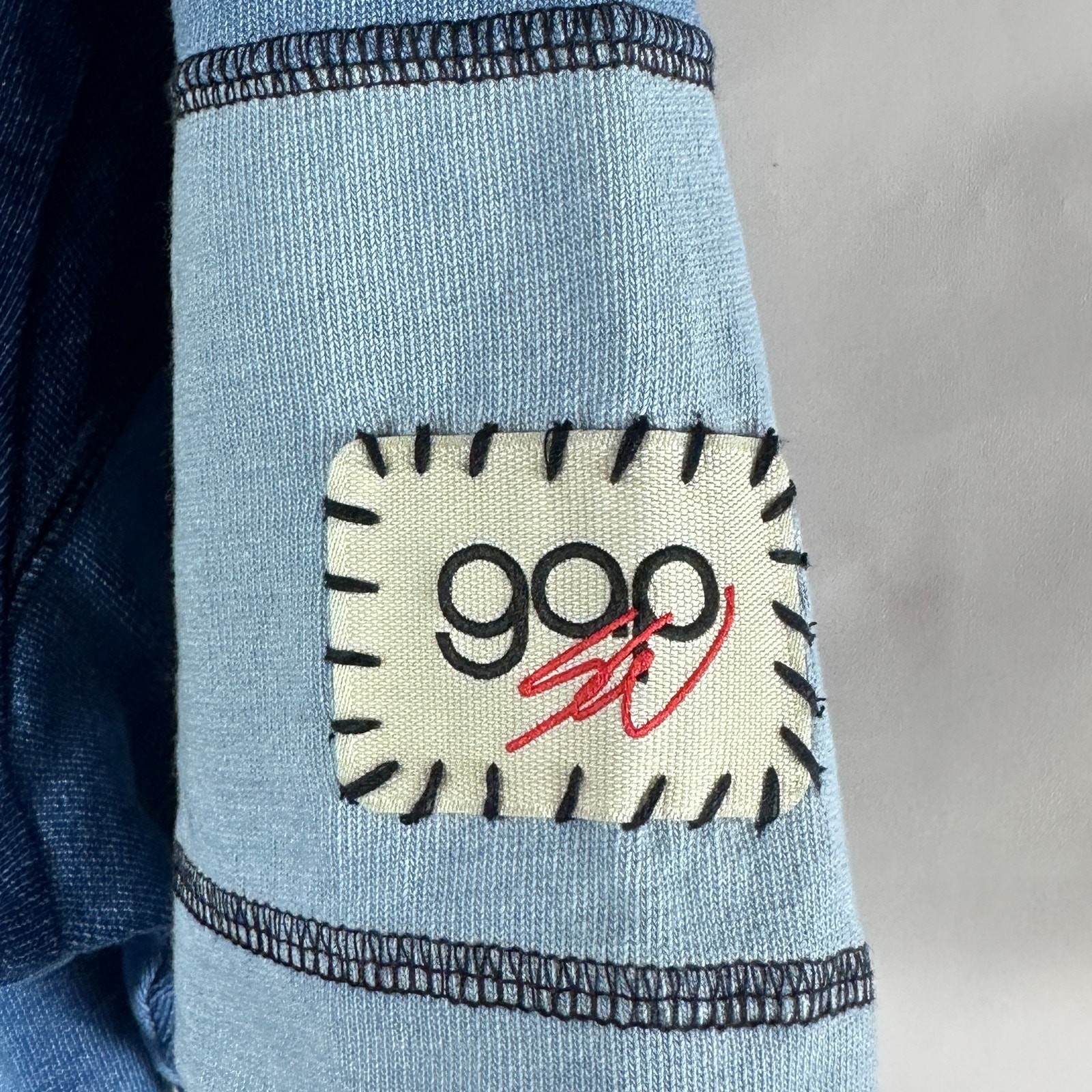 Sean Wotherspoon Gap Shirt Japan Exclusive Indigo Patchwork Cropped Tee L SWJP gallery