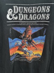 Dungeons & Dragons Expert Rulebook Graphic Tee 3XL Men’s Fantasy T-Shirt