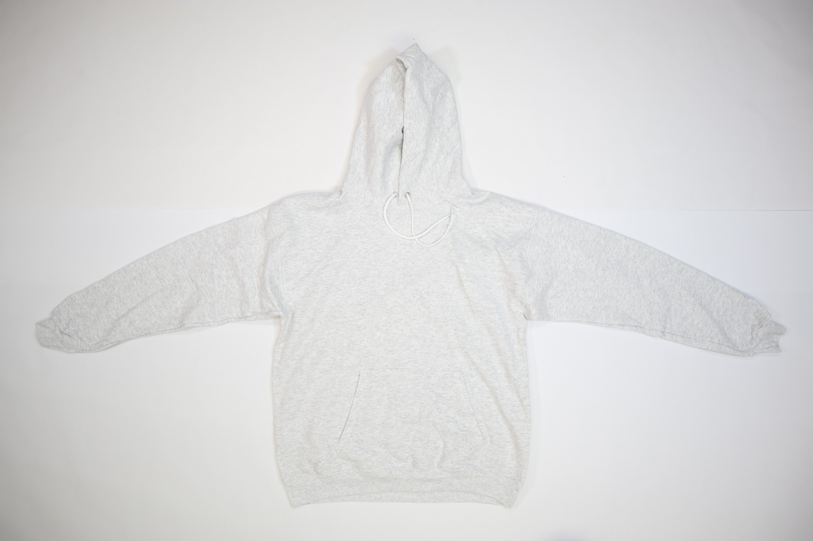 Hanes Ecosmart 50/50 Blank Long Sleeve Plain Ash Grey Mens Medium Hoodies 5 Pk gallery