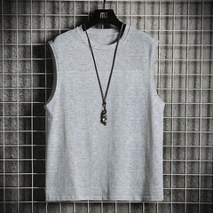 Fashion Daily Men T-Shirts Solid Tee Breathable Comfortable Sports Summer