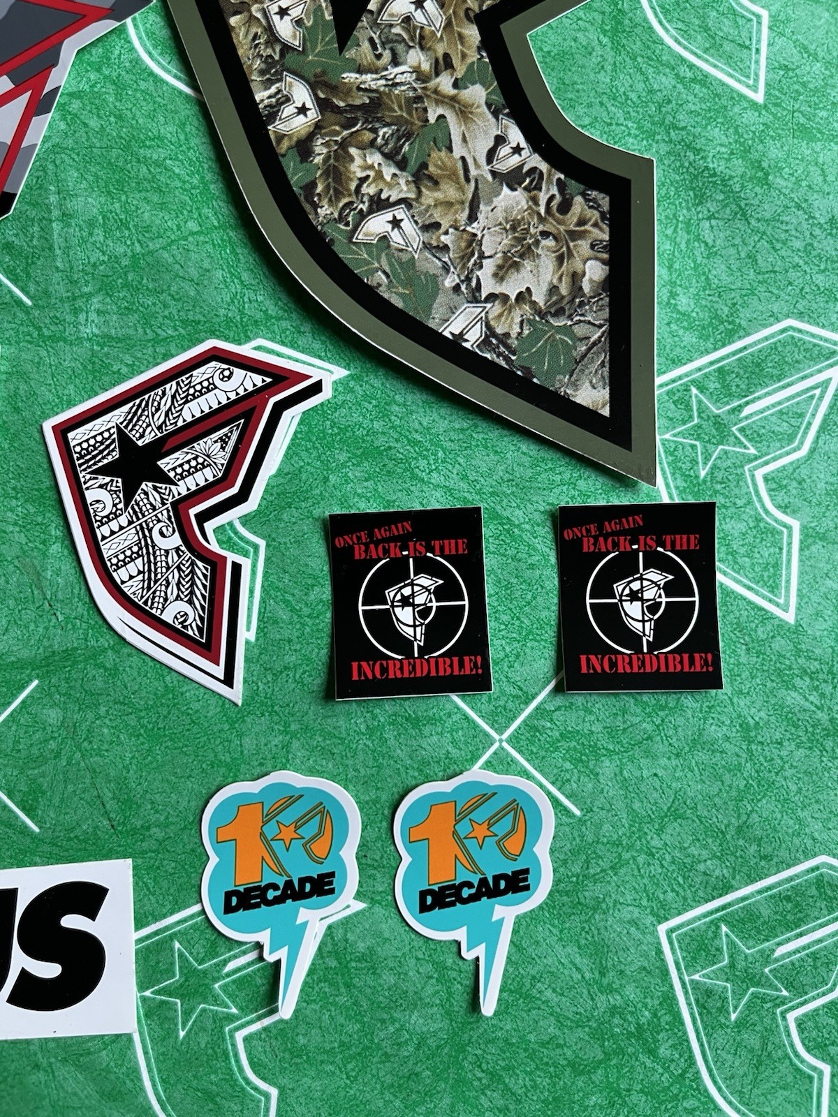 Famous Stars And Straps Camo Sticker Set gallery