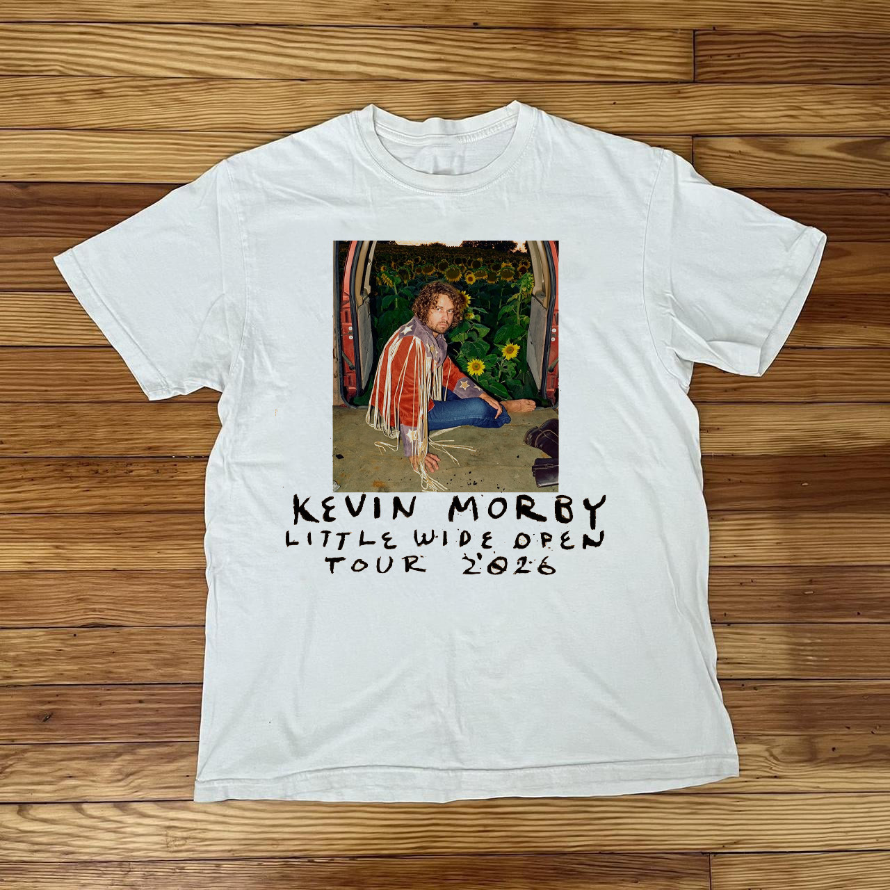 Kevin Morby - Little Wide Open Tour 2026 White Shirt S-5XL CL448 gallery