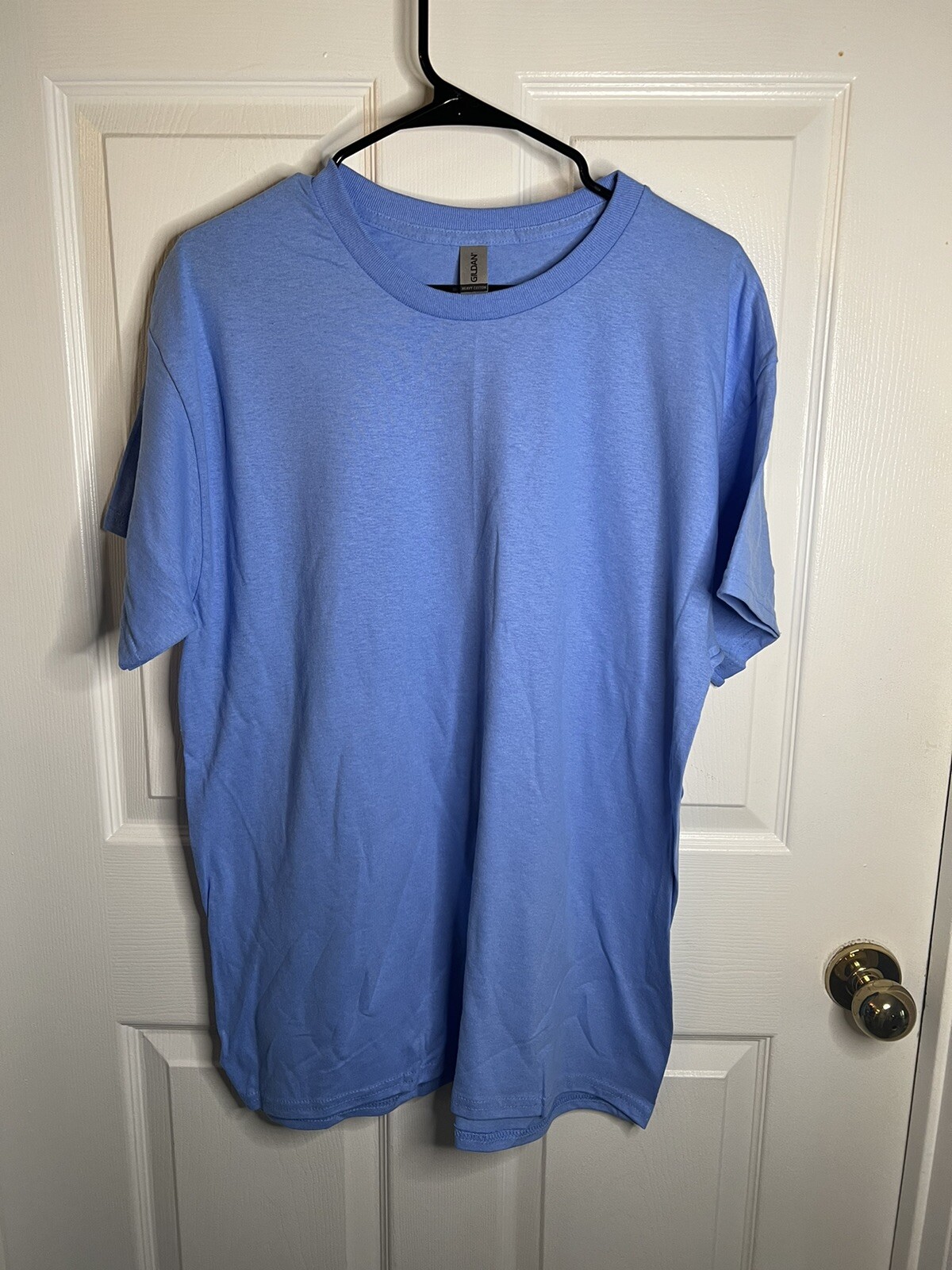 Gildan Heavy Cotton T-Shirt Style G5000 Carolina Blue Blank Tee Mens Large NWOT gallery