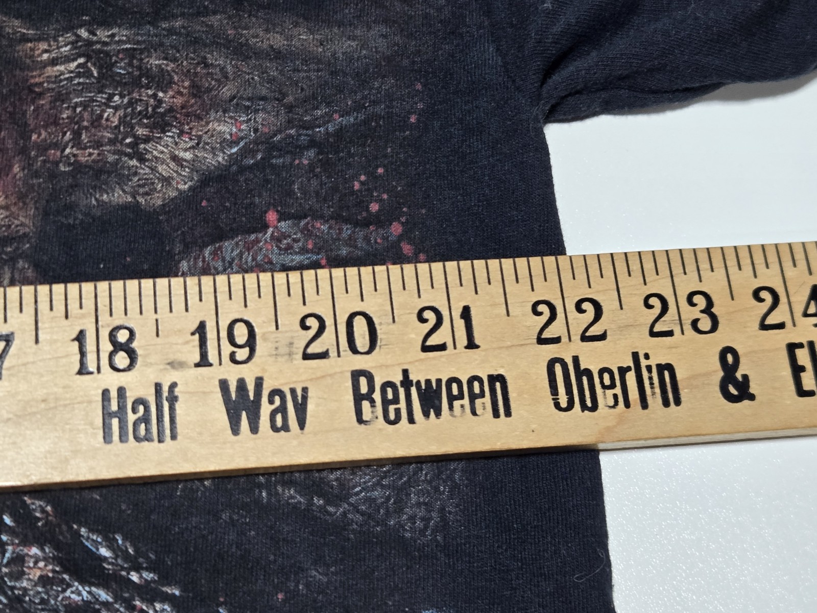 The Walking Dead AMC Promo T-Shirt 2015 Black All-Over Print Vintage AOP Mens XL gallery