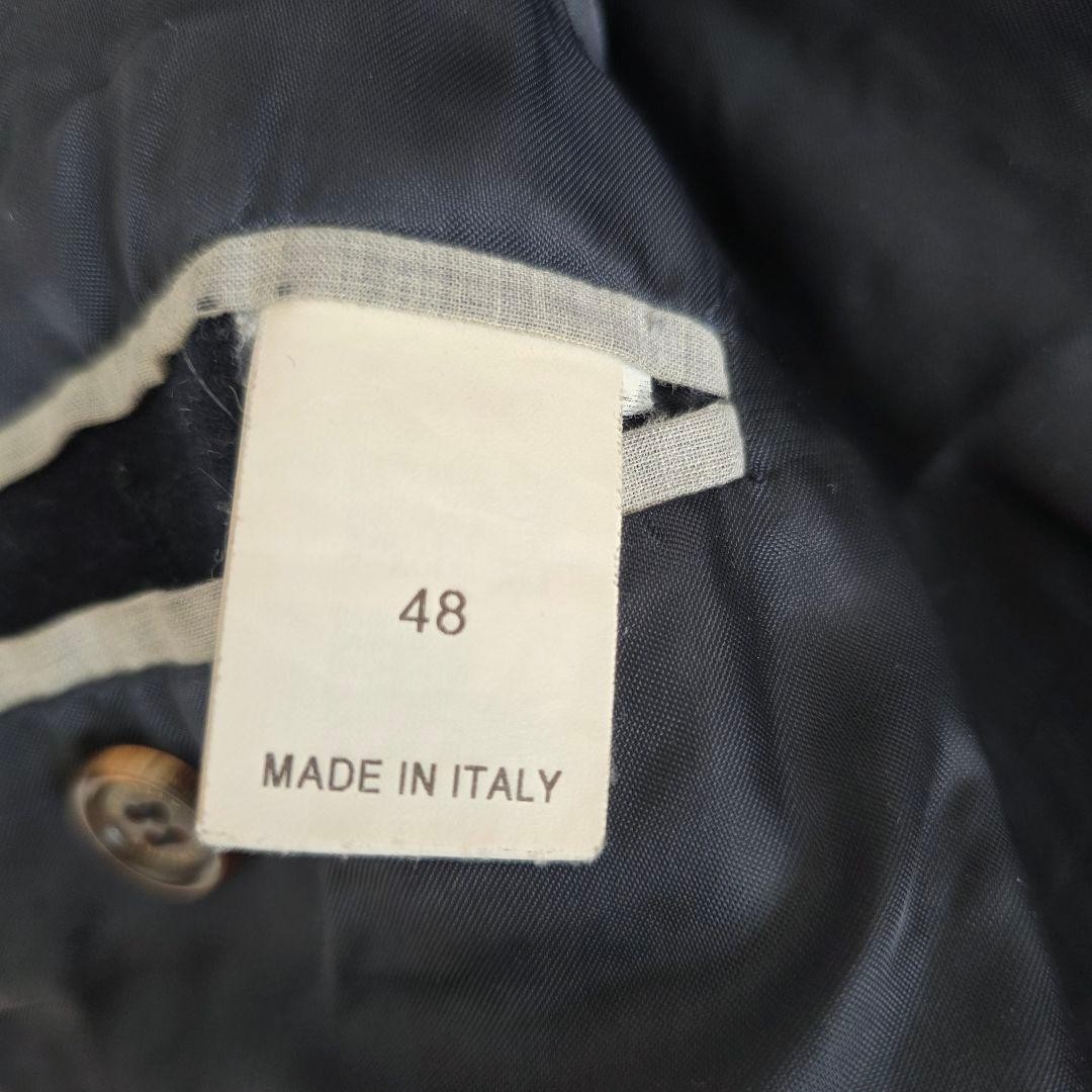 Brunello Cucinelli Wool Cashmere Navy Chester Coat 48 from japan gallery