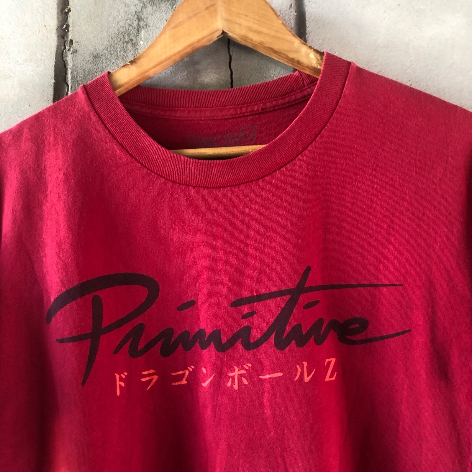 PRIMITIVE / DRAGONBALL Z Men's RED Short Sleeve T-Shirt Size L- LARGE gallery
