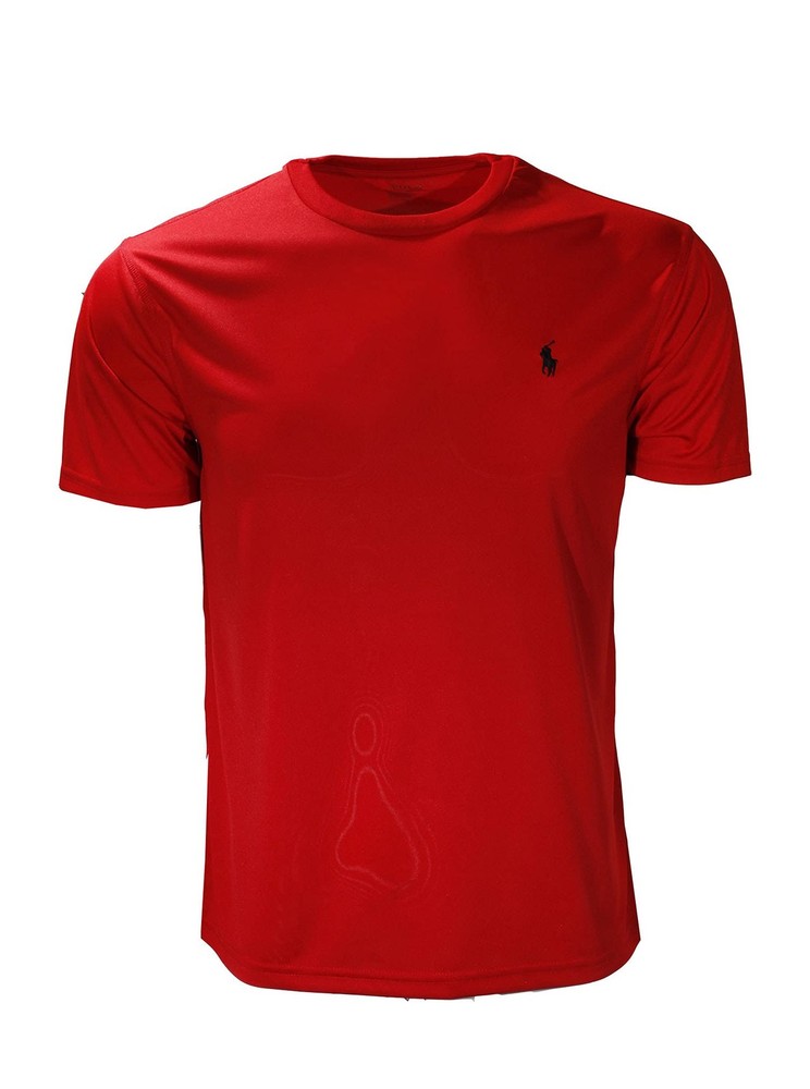 Sz POLO RALPH LAUREN Men’s Performance T-Shirt Summer 2021 (Red, XX-Large)