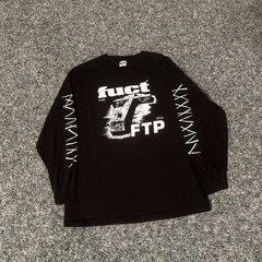 Fuct x FTP Size Large Long Sleeve tee RARE COLLAB Black