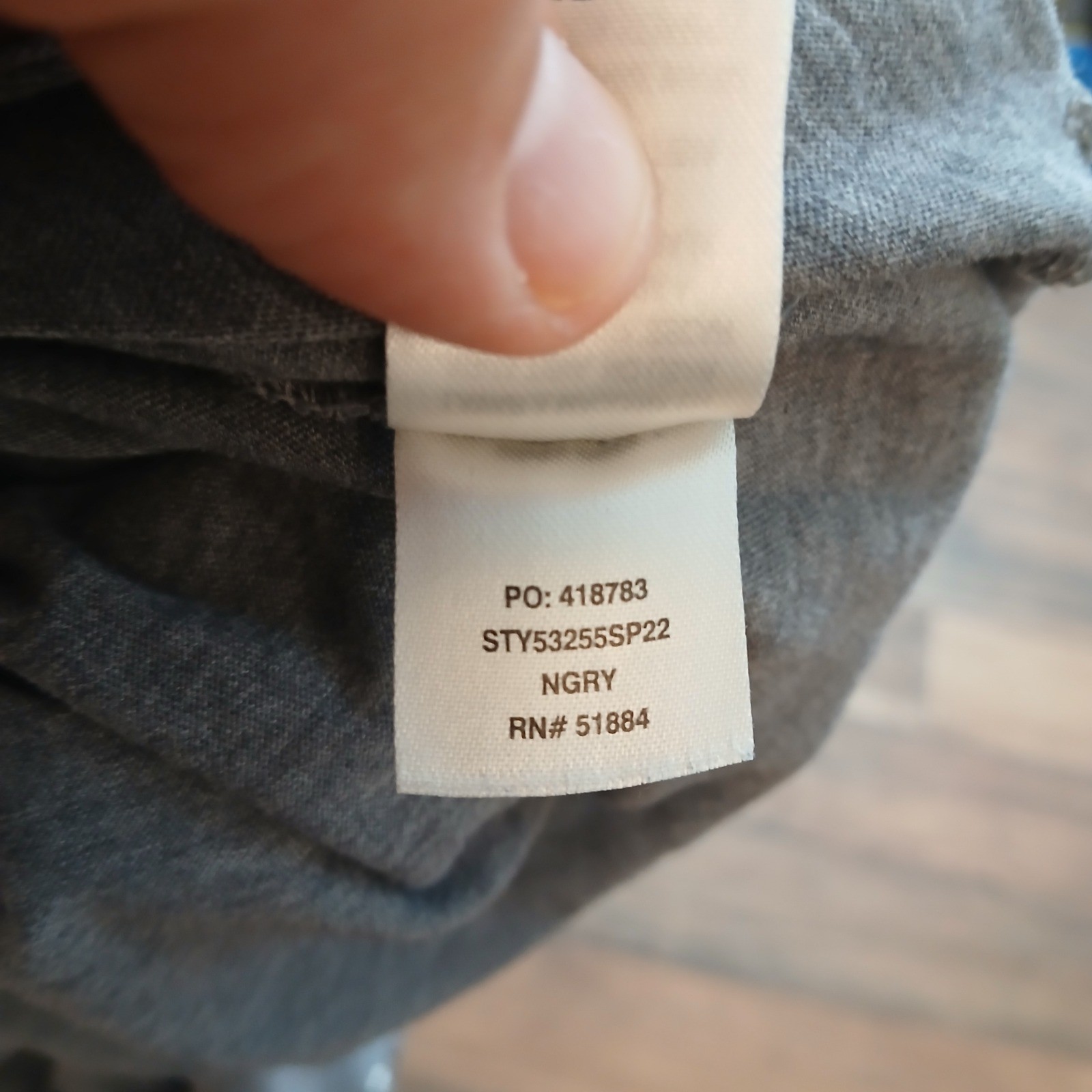 Patagonia Pocket T-Shirt Mens Extra Large Gray Organic Cotton Short Sleeve 53255 gallery