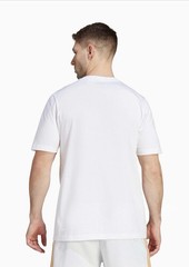 adidas Real Madrid ¡Hala Madrid! White Graphic Cotton Tee Men’s M Crew Neck