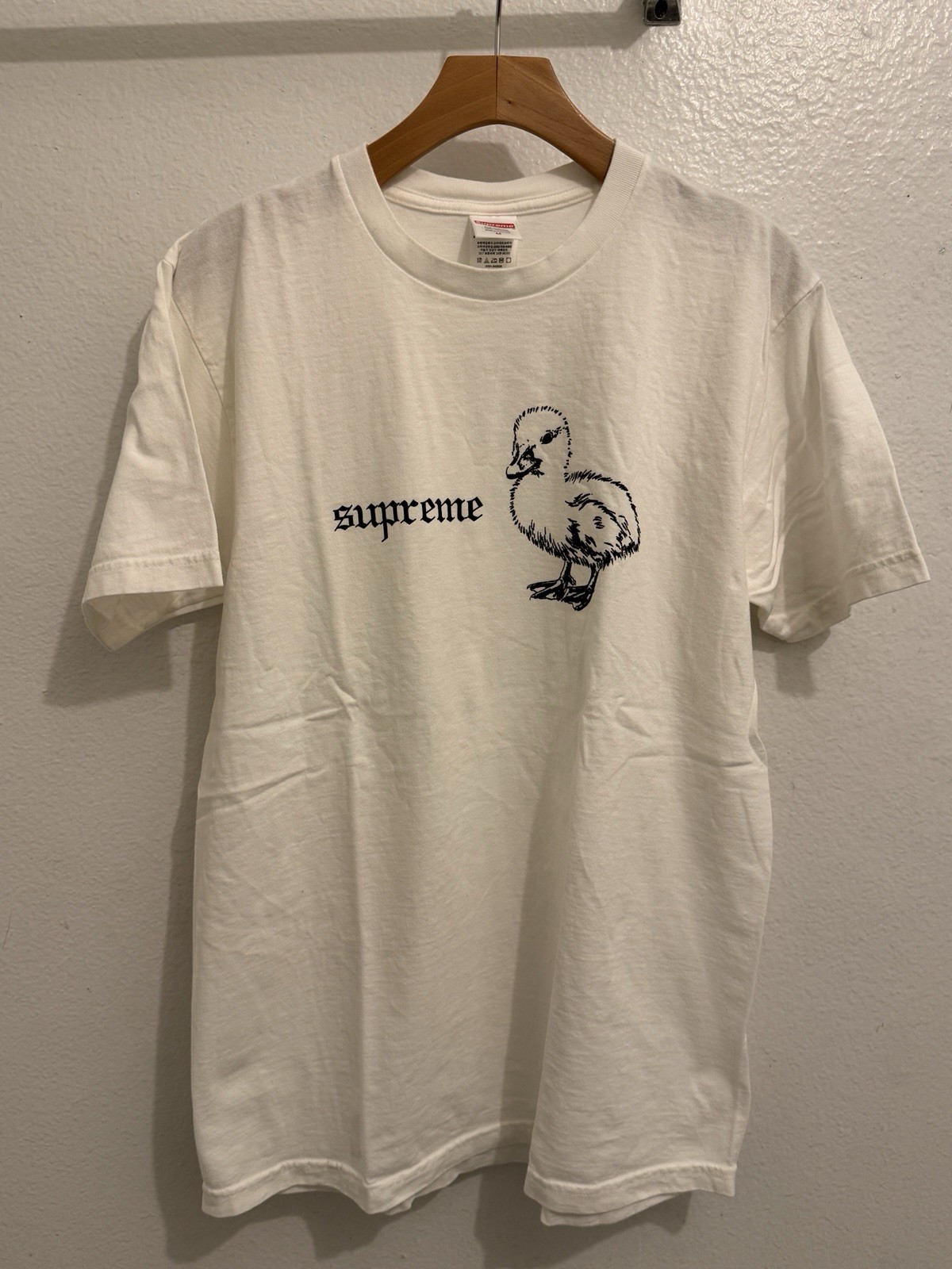 Supreme Duck. T Shirt Size Medium . Color white gallery