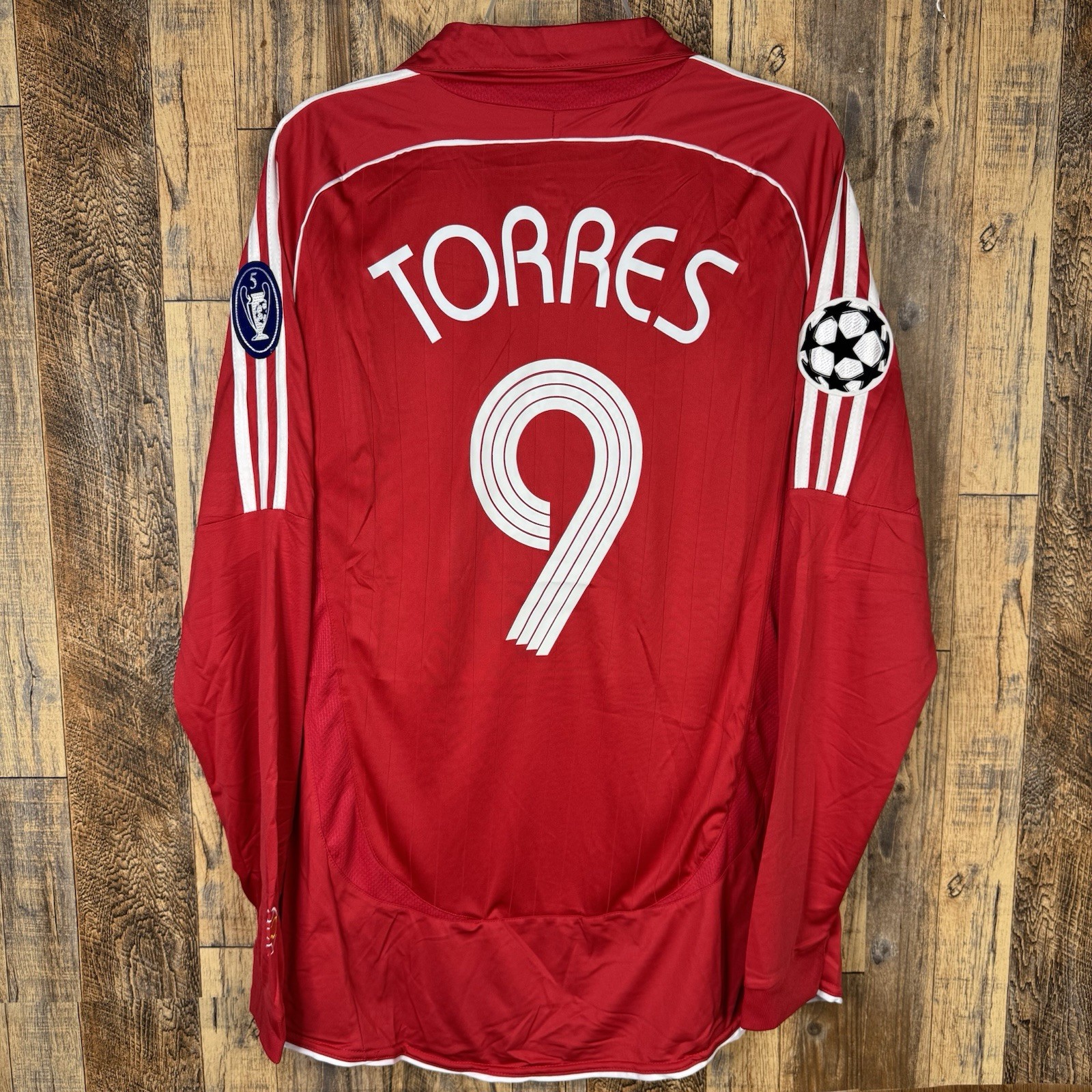 Liverpool FC 2007-08 Home Men’s XL Long Sleeve Soccer Jersey TORRES #9 gallery