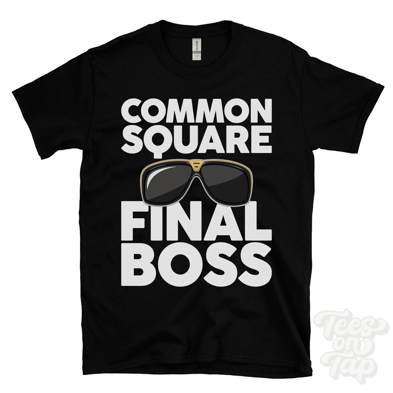 COMMON SQUARE FINAL BOSS T-SHIRT funny xmas gift reepham lincolnshire england gallery