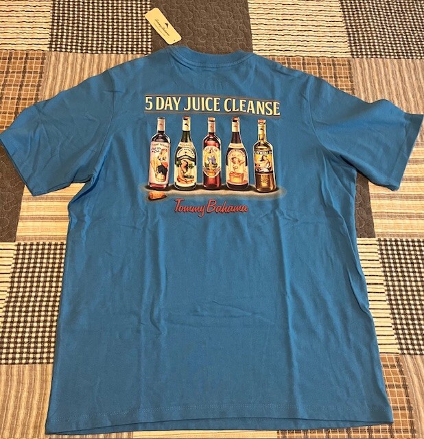 Tommy Bahama Five Day Juice Cleanse T Shirt 2XS NWT