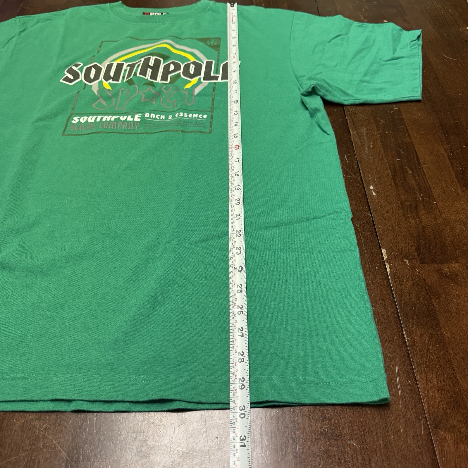 VTG Southpole T Shirt Mens L Green Graphic Short Sleeve Tee Classic Outdoor gallery
