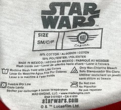 Star Wars Han Solo & Chewbacca Baseball T-Shirt Size Small