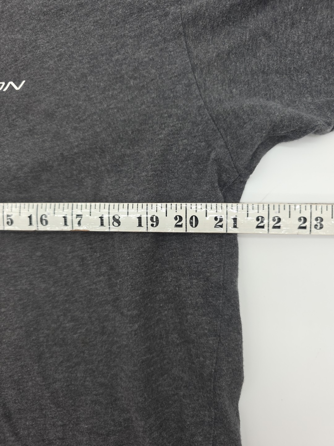 Nautica Competition T-Shirt Men Medium Gray Spell Out Tee. #43662 gallery
