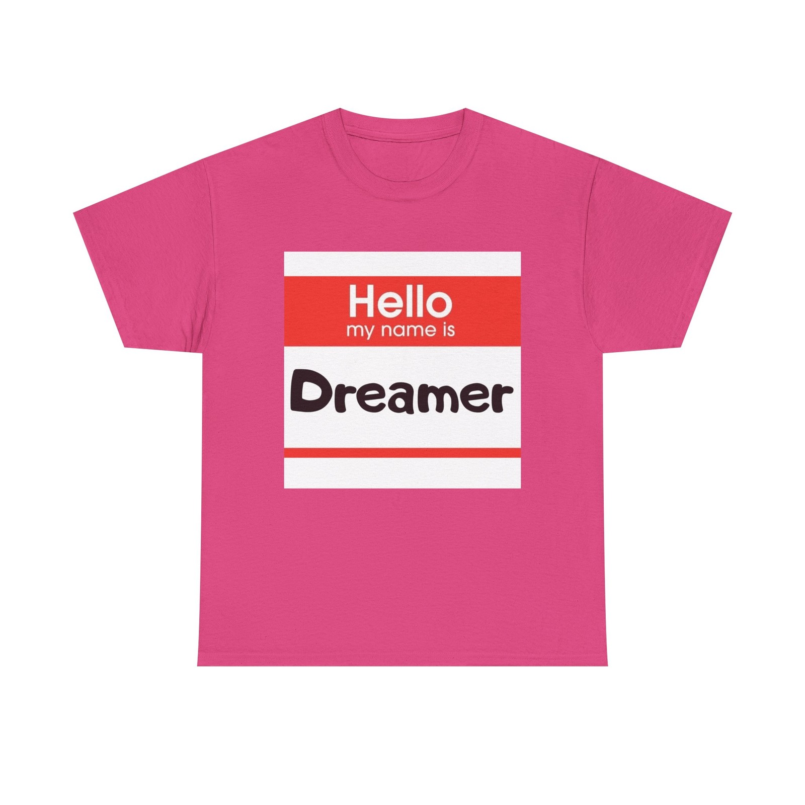 "Dreamer" Name Tag T-Shirt gallery