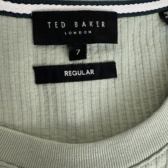 Ted Baker London Ribbed T-Shirt Regular Fit Size 7 US XXXL