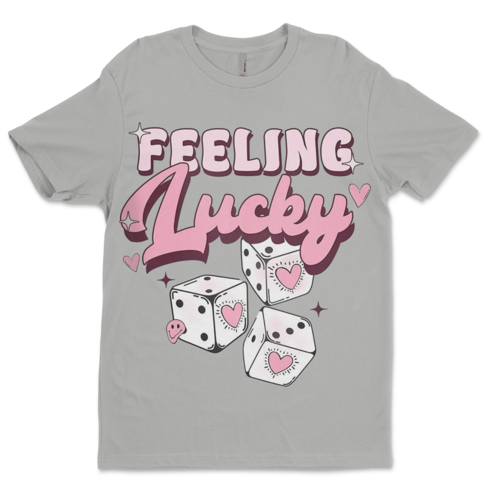 DTF Feeling Lucky/ Custom Unisex Soft Style T-Shirts, Next Level- Cotton gallery