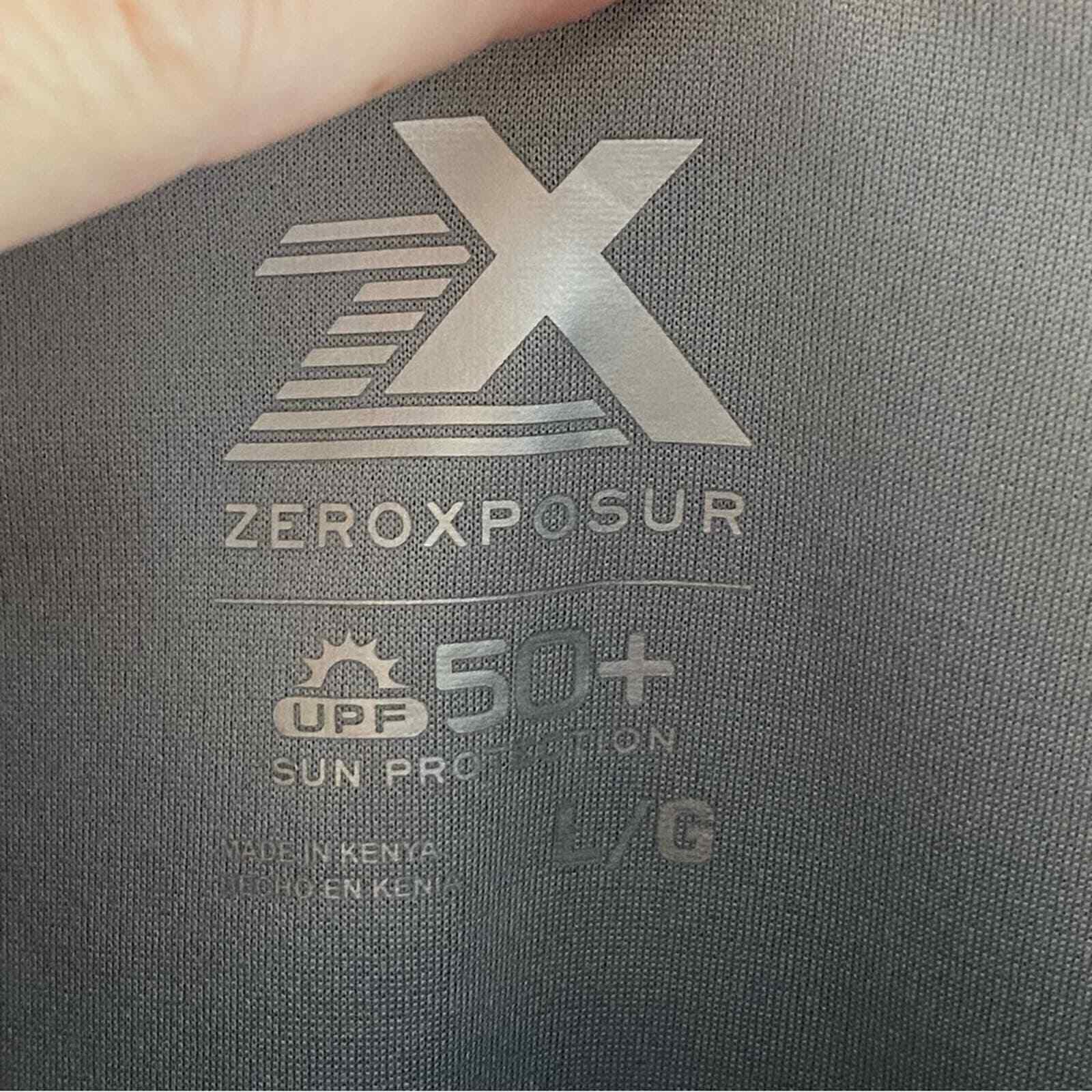 ZeroXposur Short Sleeve Rash Guard Shirt Mens Size Large Sun Protection Tee NWOT gallery