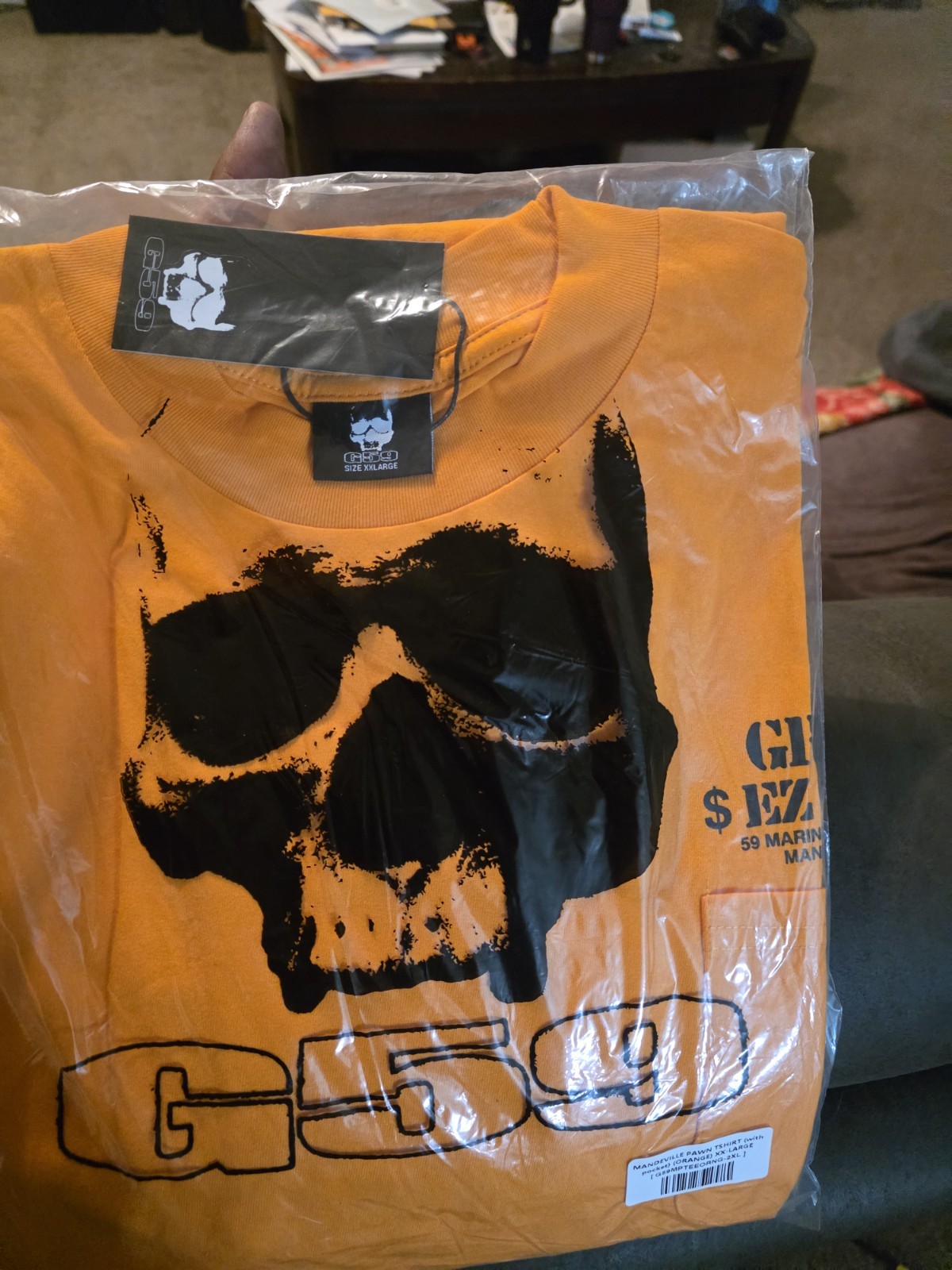 Suicideboys G59 Mandeville Pawn T-Shirt Orange 2XL Grey 59 $uicideboy$ Shirt XXL gallery
