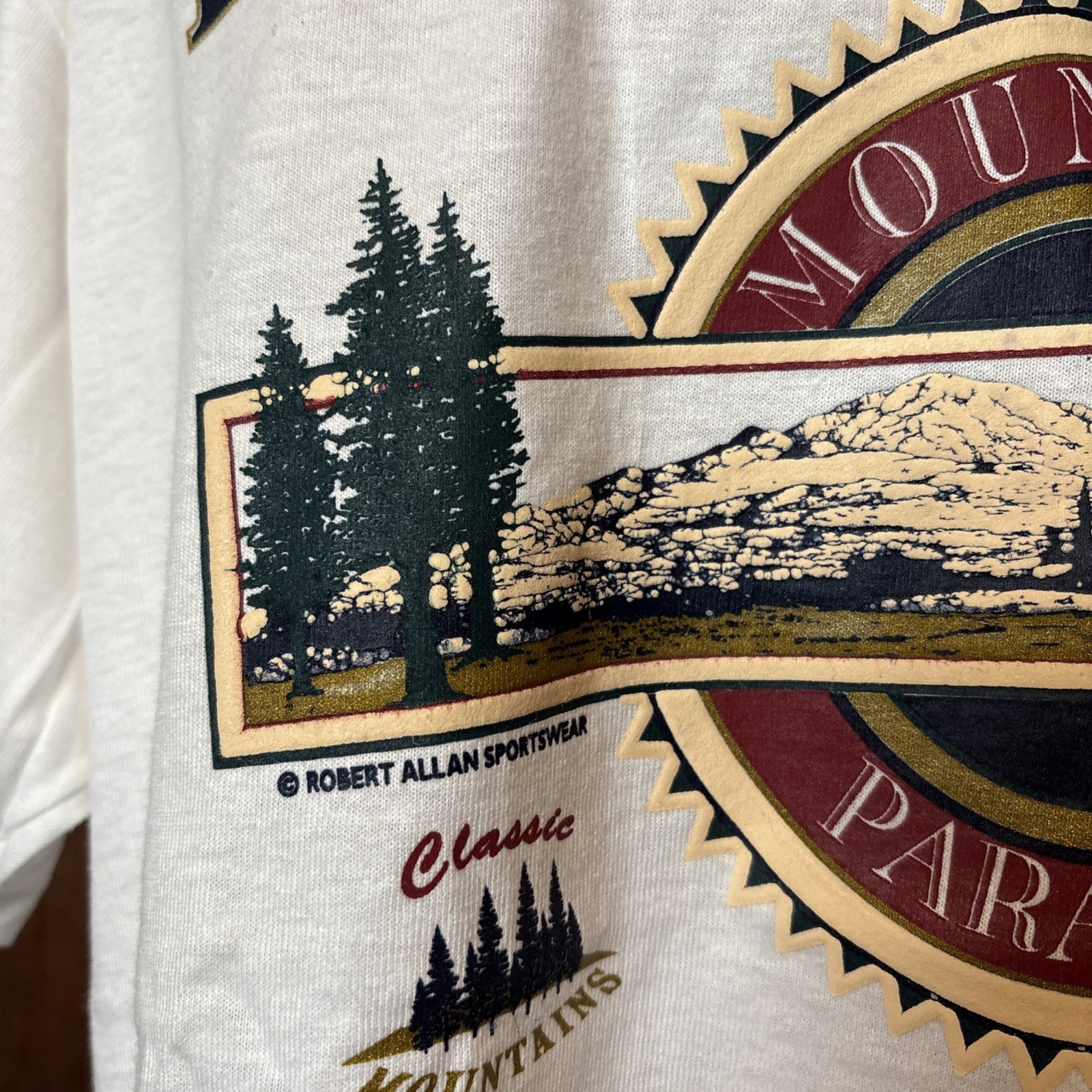 NWT Vintage 90’s Lake Chelan Robert Allan Sportswear Mountain Paradise Shirt L gallery