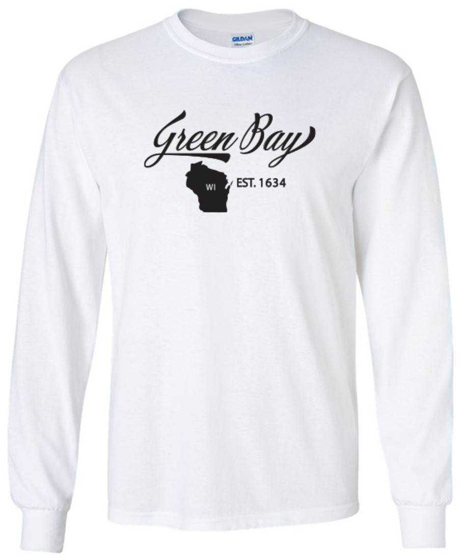 Green Bay Wisconsin State T-Shirt Long Sleeve Graphic Tees Unisex apparel gallery