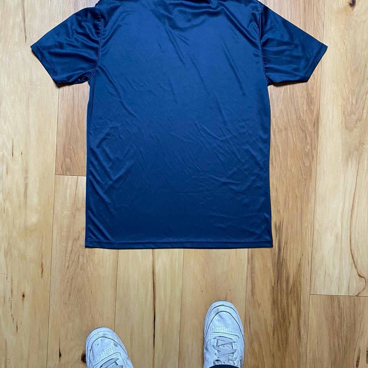 Tek Gears Essential Men’S Small Navy Blue Stretch Athletic T-Shirt Poly gallery