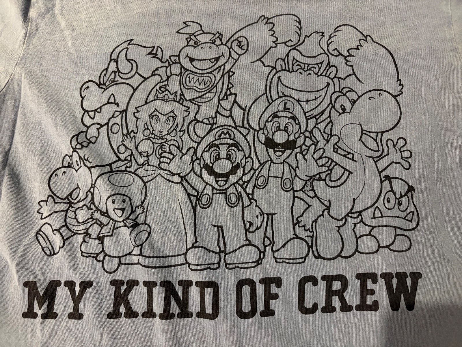 Hering Brasil Official Nintendo Super Mario My Kind of Crew Medium T-Shirt Used gallery