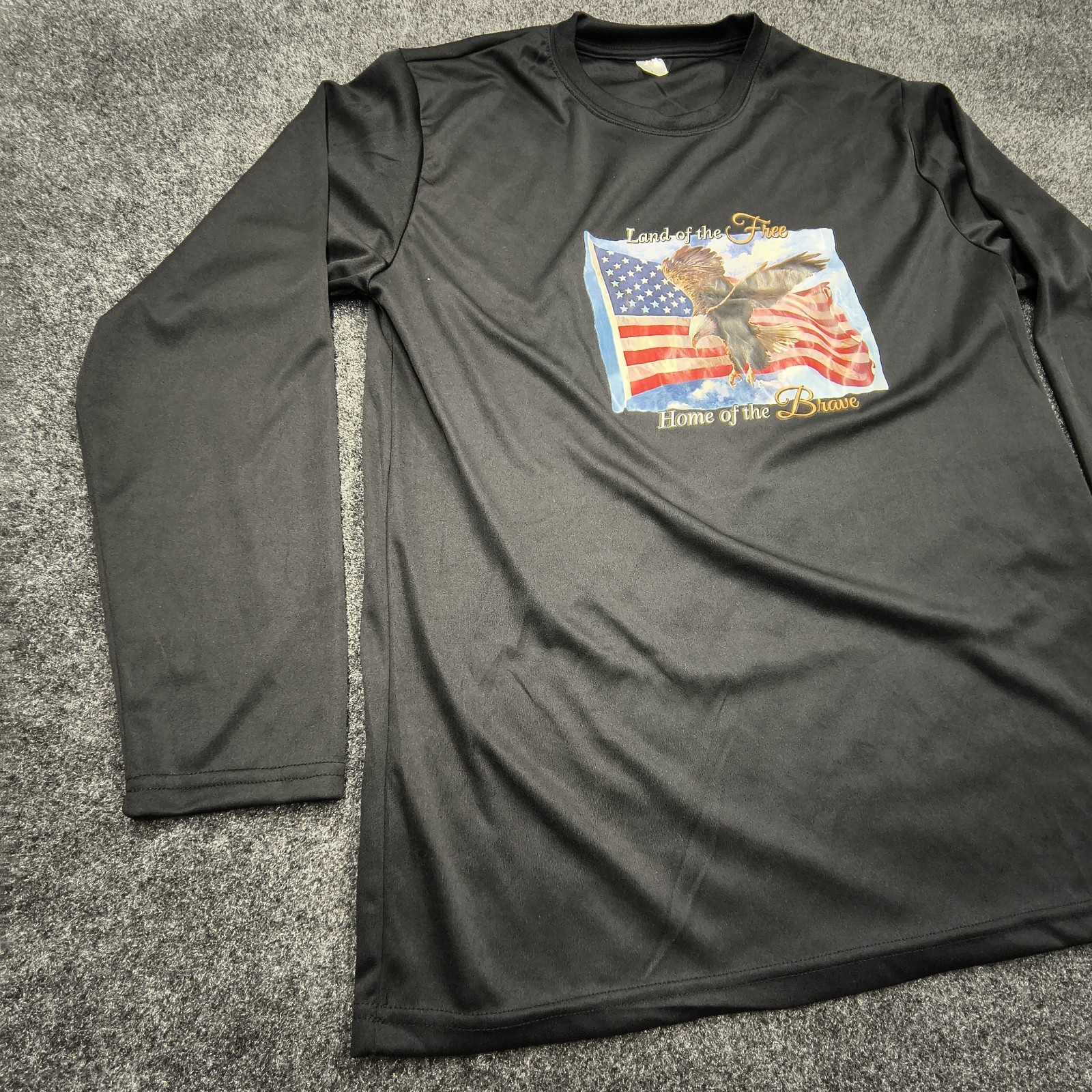Disabled Veterans Foundation Land of the Free Home of the Brave Shirt L Kirk gallery