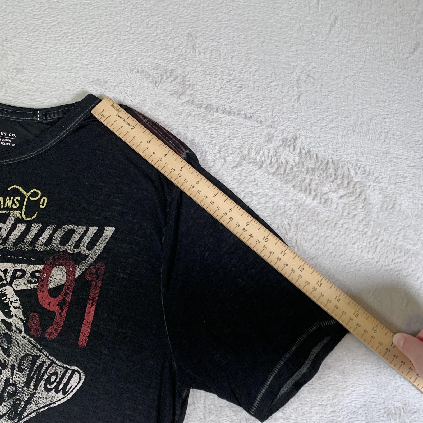 Silver Jeans Co Shirt Mens Large Black Speedway Cobra Motorcycle Graphic Tee gallery