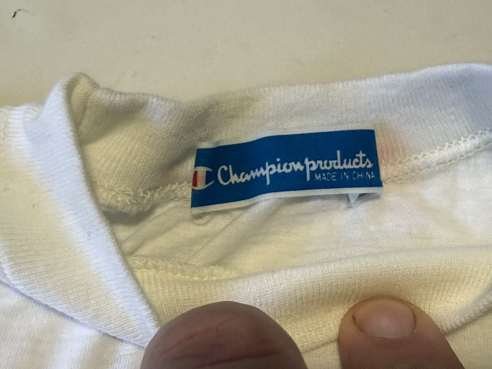 VTG 80s Champion Products Japan T-shirt Great Wall Of China Travel Souvenir L gallery