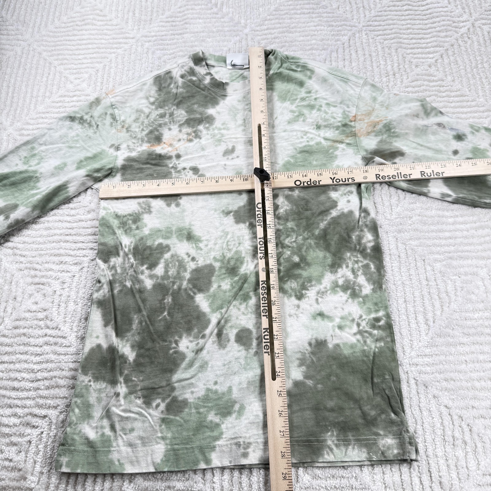 H&M Shirt Men M Tie Dye Skater Grunge Artsy Distressed Edgy Urban Punk Festival gallery