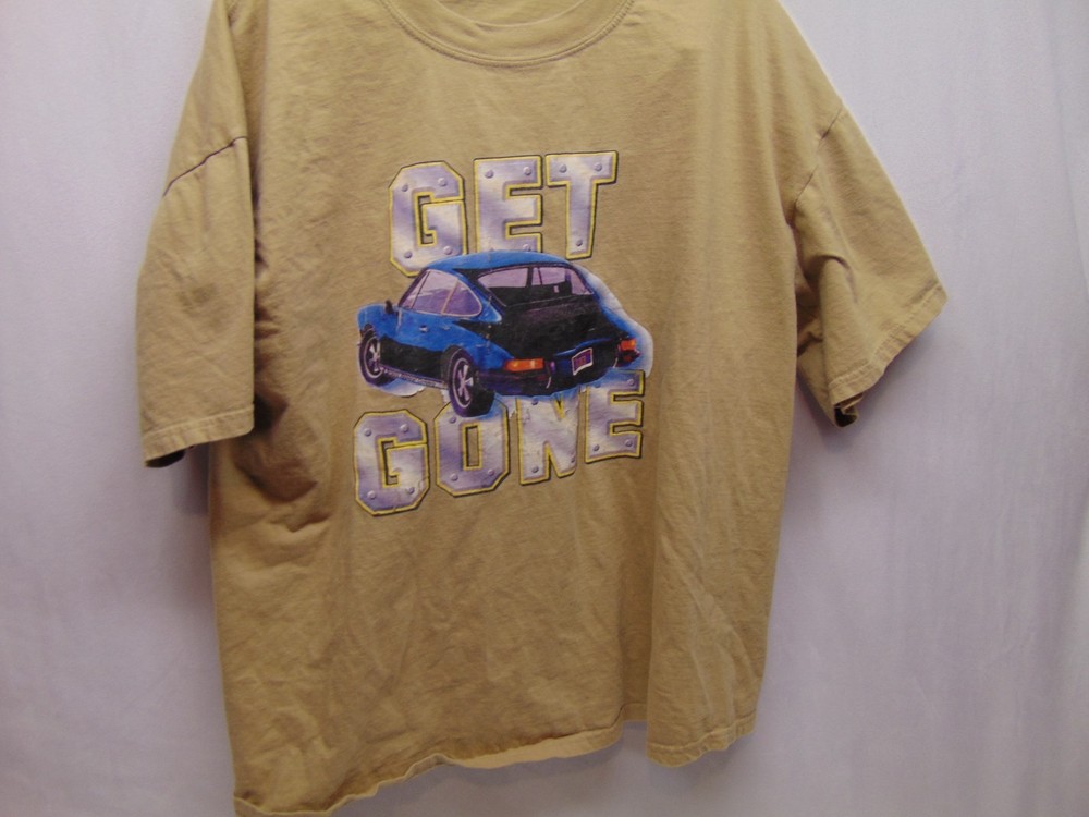 Brisco Apparel Get Gone Porsche short sleeve T-Shirt medium size