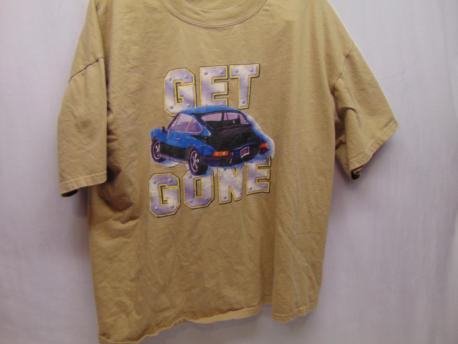 Brisco Apparel Get Gone Porsche short sleeve T-Shirt medium size