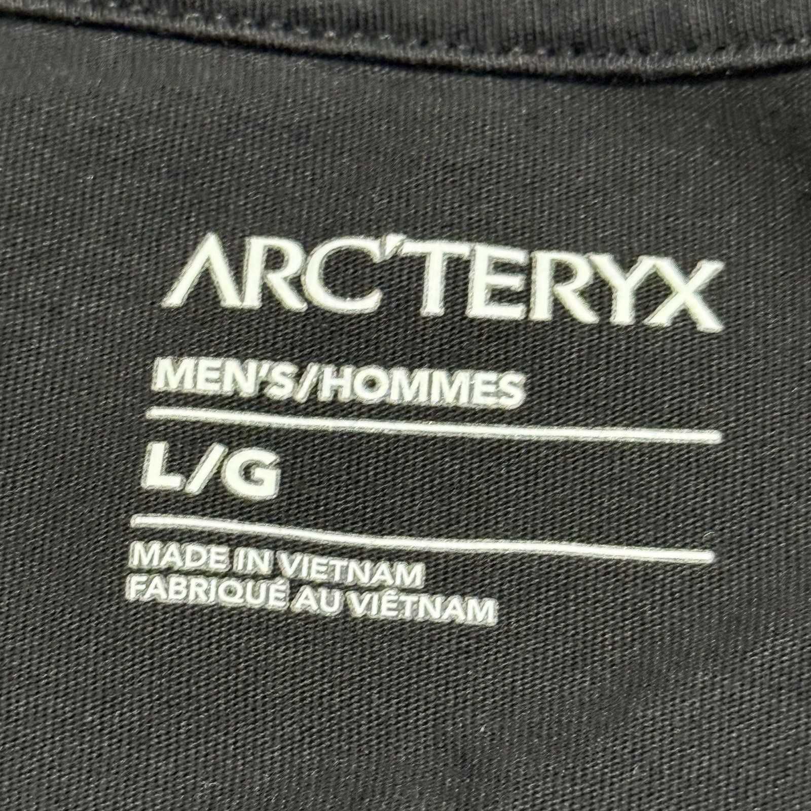 Arc’teryx Climbing Academy Graphic T-Shirt Men’s Size L Black Double Sided Logo gallery