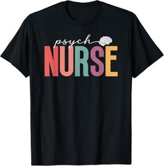 Boho Psych Nurse Appreciation Psychiatric Nurse T-Shirt