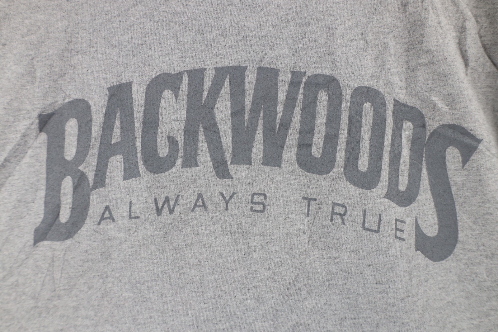 Vintage Streetwear Mens XL Spell Out Backwoods Rolling Papers Marijuana T-Shirt gallery