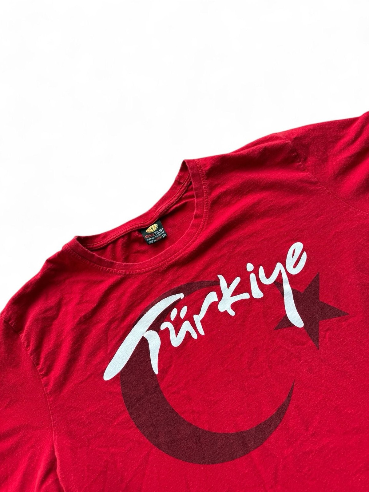 Merve Tisort Turkiye Graphic T-Shirt Red Size XXL gallery