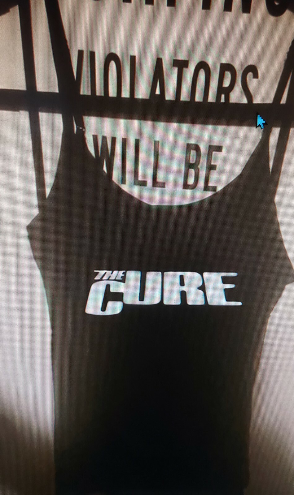 The cure shirt The Cure tank top any size available xs through xxl adjustable gallery