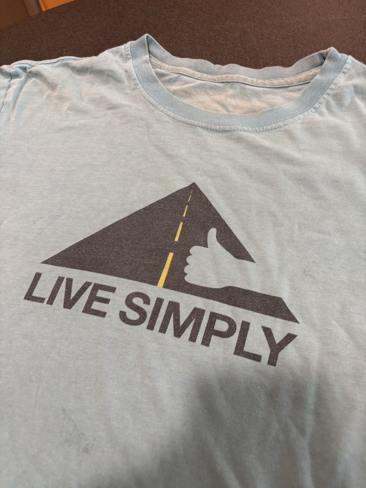 Patagonia Live Simple Graphic Tee Men’s Size Medium Some Stains Outdoors Nature gallery