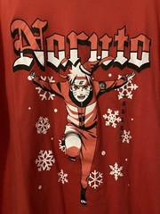 Shonen Jump Naruto Shippuden Anime Holiday Men’s T-Shirt Adult 2X