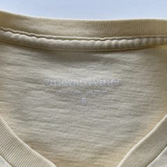 Vineyard Vines Long Sleeve Whale Pocket Tee Sz S Pale Yellow Coastal Everyday