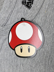 Nintendo Super Mario T-Shirt Mens Large Gray Logo SS Crew Neck