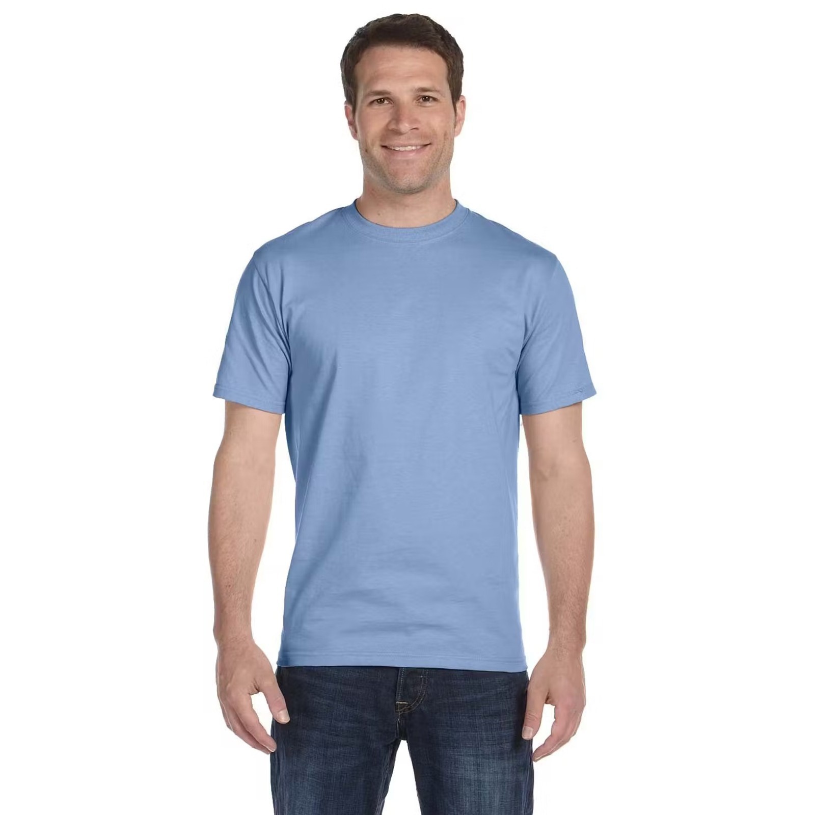 Hanes Essential-T T-Shirt for Men, Short Sleeve, Mix Color, 9-Pack, Sizes S-5XL gallery