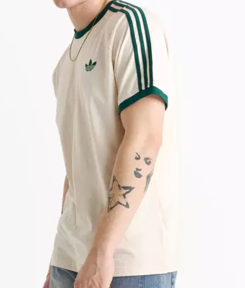 RARE NEW MENS ADIDAS ORIGINALS CALIFORNIA 3 STRIPES TREFOIL SHIRT ~ MEDIUM #HY79 gallery