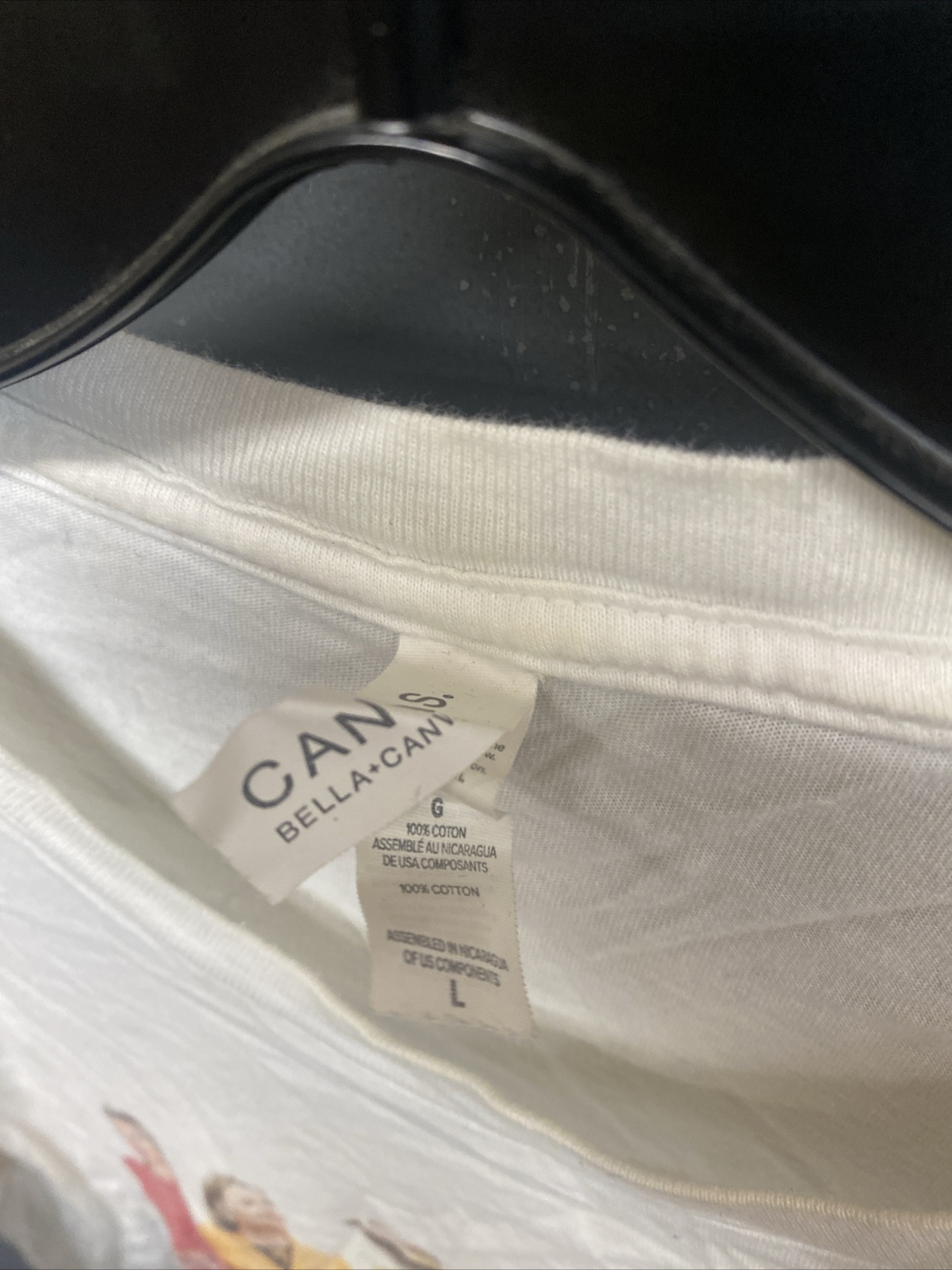 Men’s White Hillary Clinton Rainbow Shirt Size L gallery