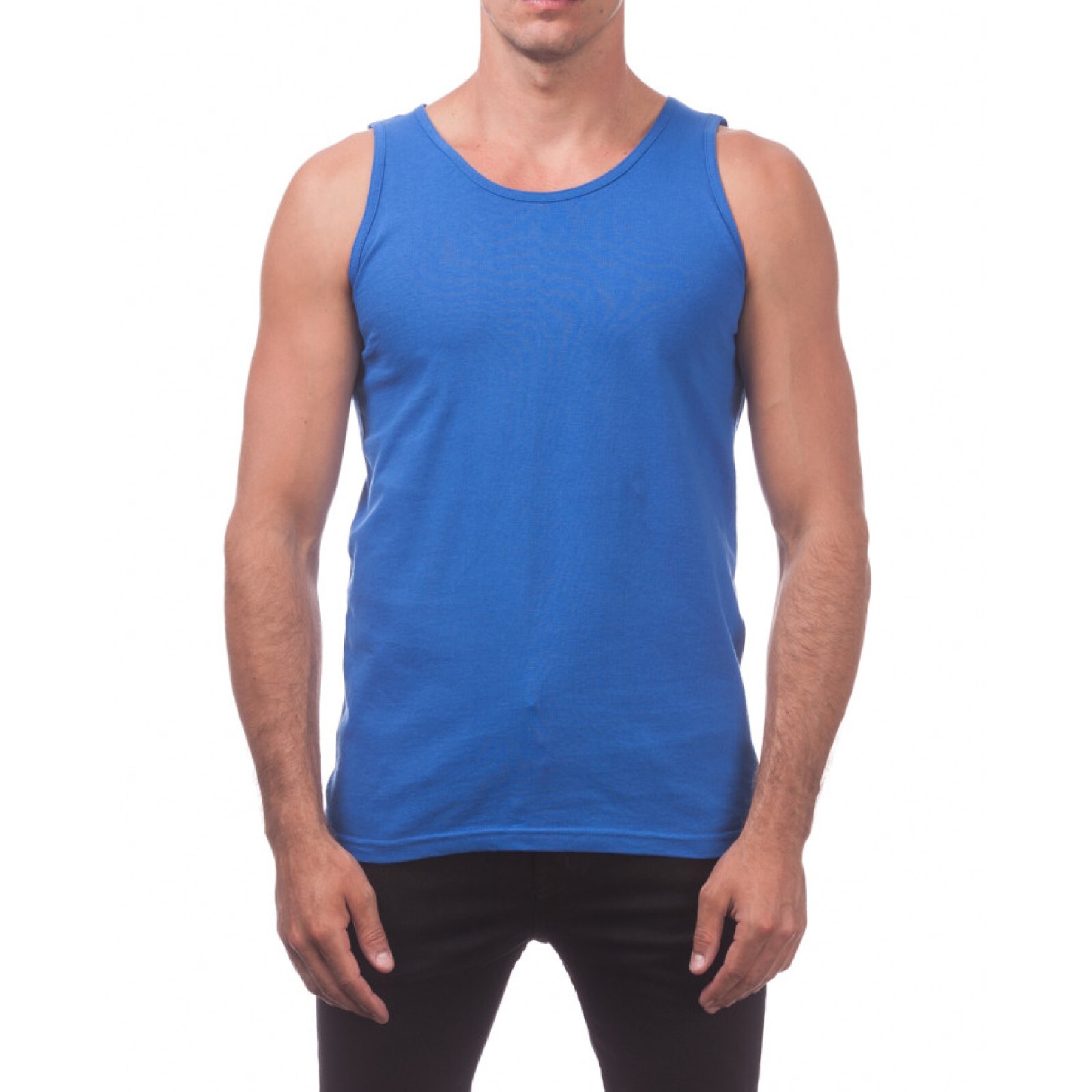 PROCLUB MENS COMFORT TANK TOP PRO CLUB CASUAL SLEEVELESS TANK TOP GYM SUMMER gallery