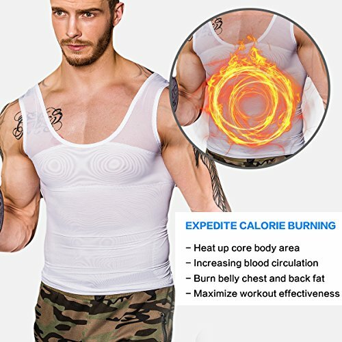 Men Slimming Vest Body Tummy Slim Shaper Underwear Shapewear Waist Girdle Shirts gallery